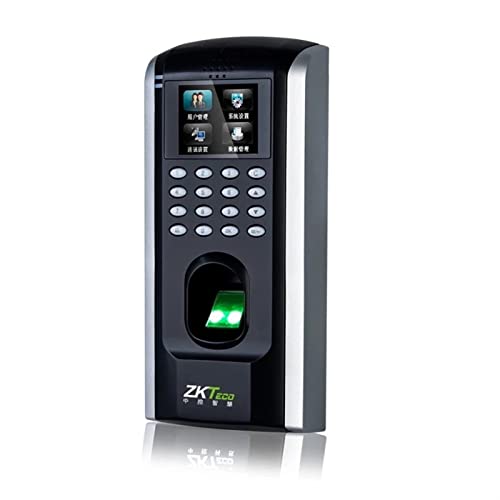 MKJGGII Time Clocks for Employees Small Business Upunch Card F7 Fingerprint Attendance Access Control Machine