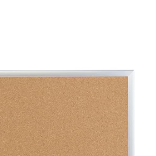 Staples Cork Bulletin Board, 3x2 Feet, Oak Frame, Self-Healing