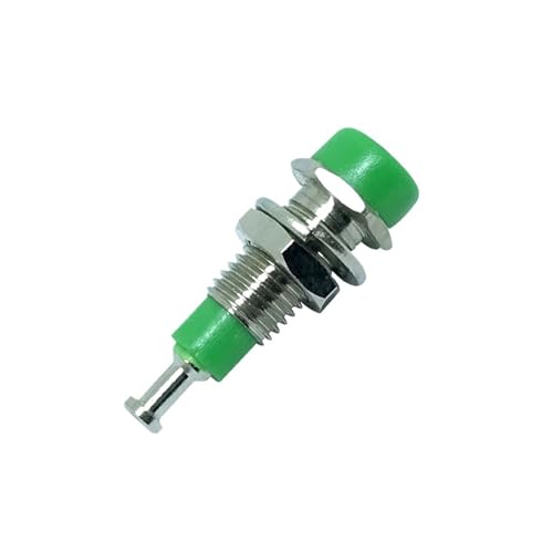 MKKJDZSWD 10/50/100PCS 2mm Binding Post With Nut(Green 10Pcs,100PCS)