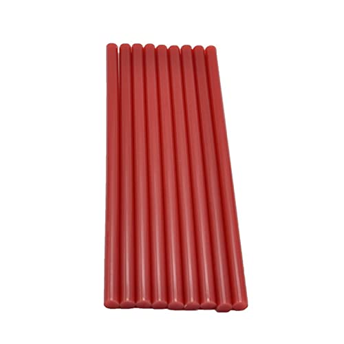 ZTBH Hot Melt Glue Sticks 7 * 200mm*25 PCS Hot Melt Glue Stick, Bright Red Gift Box Package Melt Glue Stick (Diameter : 7mm, Length : 200mm)