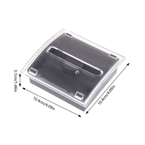 Xuanqiu 3Pcs Acrylic Sticky Note Holder Desk Dispenser Clear Notes Organizer for Office