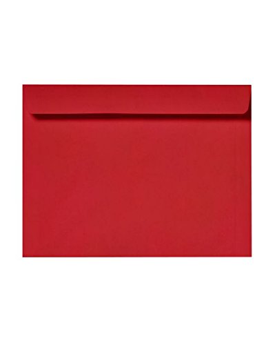 LUXPaper 6 x 9 Booklet Envelopes | Ruby Red | 80lb. Text | 250 Qty