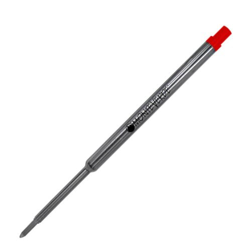 Monteverde Ballpoint Refill to Fit Waterman, Medium, Red, 50 Pack