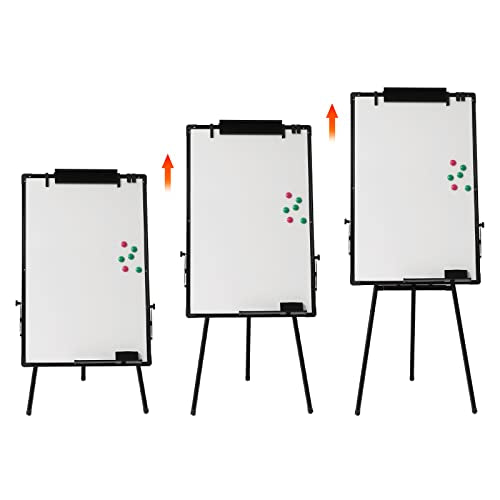 Ageanbri Magnetic Dry Erase Board 36x24 Portable Easel Whiteboard Stand Adjustable Height White Board Easel Stand Dry Erase Board Portable Classroom Easel for Office School Teaching White
