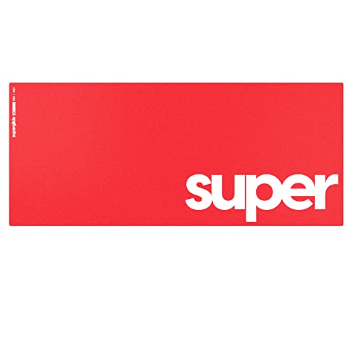 Pulsar Gaming Gears Superglide Pad v1 Glass Mouse Pad, XXL, Red