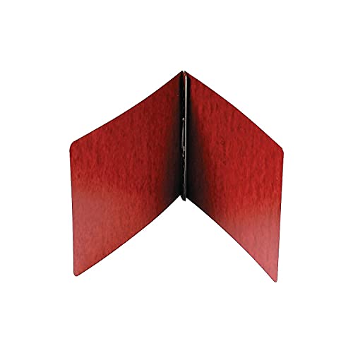 Smead PressGuard Report Cover, Metal Prong Top Fastener with Compressor, 2" Capacity, Letter Size, Red, 25 per Box (81724)