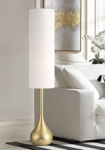 Moderne Droplet 62" Tall Soft Gold Floor Lamp Living Room