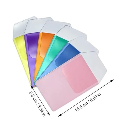 Yiodauh pocket protector 60Pcs Nurse Pen Pocket Protector Waterproof Doctor Cases PVC Material Insert Type Bag