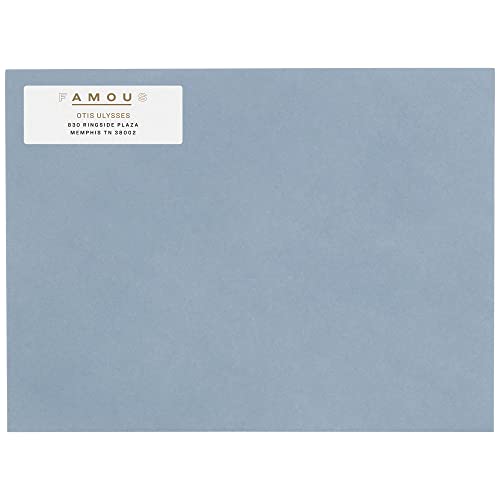 Avery® Printable Return Address Labels, Sure Feed® Technology, 0.5" x 1.75", White, 6,000 Blank Mailing Labels (05155)
