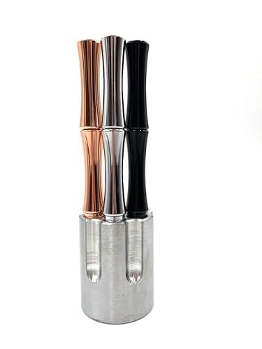 Caliber Gourmet Pen Holder & Paper Weight, Cast Aluminum Office Gift – Cool Pencil Holder for Desk Men, Funny Pen Stand, Gun Decor Accessory, Unique Vintage Desk Gadget