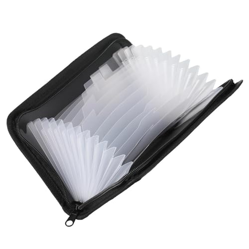 Filing Envelopes Multi- Organizer Plastic Clear Inner Page Durable and Stylish File Folder Organizer for Receipt Organization Plastic Folders(Clear)