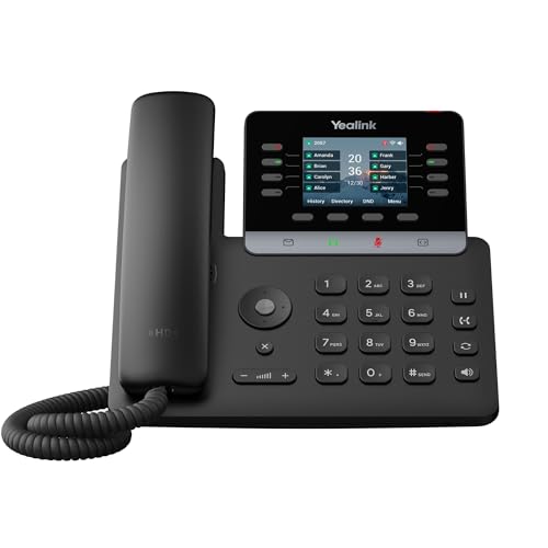 YealinkT73W IP Phone (1301009) - Corded/Cordless - Bluetooth, Radio Frequency - 5 Multiple Conferencing - Wall Mountable