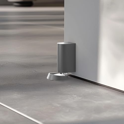 MOD LIGHTING Cavo | Magnetic Door Stop, Heavy Duty Door Catch Designed for Floor and Wall Mounting, Modern Magnetic Door Holder, Durable Copper Door Stopper, 2 Pack (Polished Chrome)