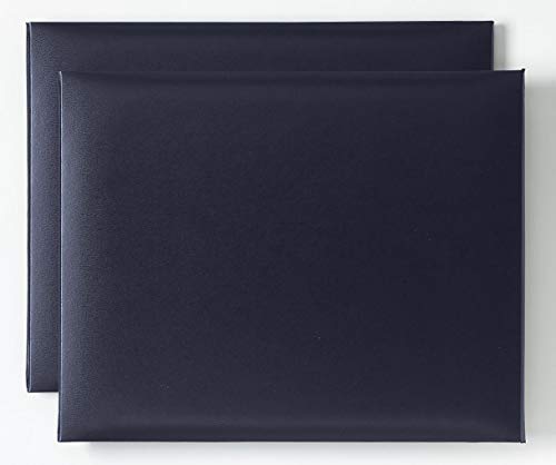 Blue Leatherette Holder, 9 x 11 1/2 Inches