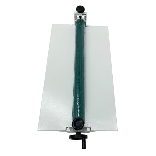 INTSUPERMAI Manual Cold Roll Laminator Machine Desktop Cold Laminating Machine with Foldable Working Table and Manual Pressure Adjustment for Photo Vinyl Film Laminating (750mm/29.53in)