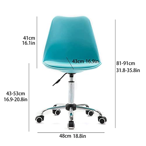 Office Desk Chairs Office Chair Height-Adjustable Desk Chair Armless Computer Chair for Home Executive Chairs Comfort Managerial Chairs Lumbar Support