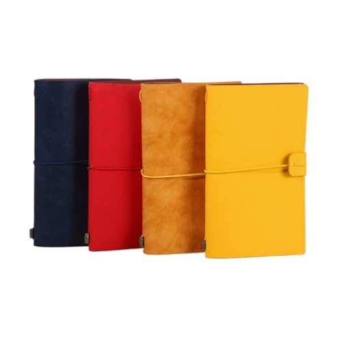 VIDI Retro Hand Ledger Portable Travel Record Book PU Notebook Office