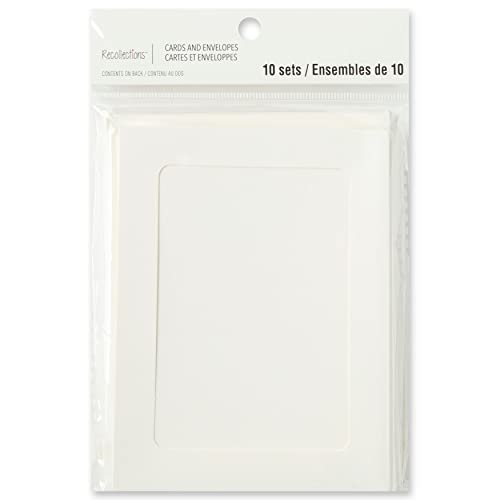 Recollections 5" x 7" Ivory Frame Cards & Envelopes, 12 Packs: 10 ct. (120 total)