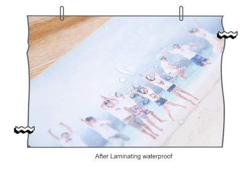 INTBUYING 1102x25 In (0.7x31 Yards) 3 Mil Matte UV Luster Vinyl Laminating Film, 1 Inch Core Matte Laminating Film, Clear Cold Laminate Roll