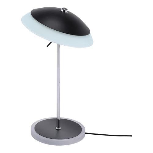 PureOptics LED Desk Lamp with Adjustable Head, Modern Banker's Lamp Style, Natural Daylight