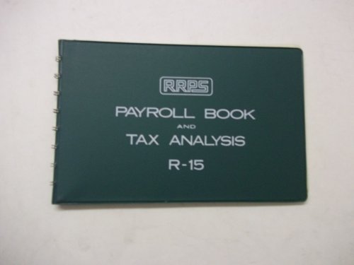 RRPS Social Security Payroll Book No. R-15 Virgin Vintage Product