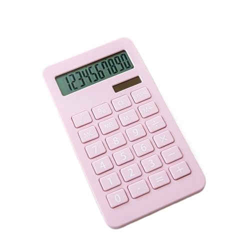 QERTYHJK Solar Calculator 10 Multi-Function Student Accounting Finance Office Colorful Computer Home Supplies