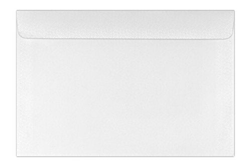 LUXPaper 6 x 9 Booklet Window Envelopes | Security Tint | White | 24lb. Text | 1,000 Qty
