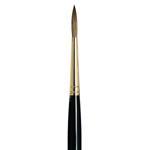 da Vinci Brushes da Vinci Series 11 Maestro Paint Brush, Fuller English Kolinsky Red Sable, Size 4 Watercolor Round