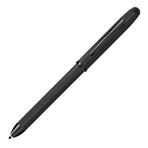 Cross Tech3+ Brushed Black PVD Multifunction Pen, Black Ink, Corporate Gift