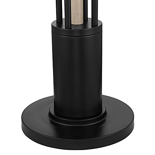 McKinley 73 1/4" Tall Black 4-Pull Chain Floor Lamp Living Room
