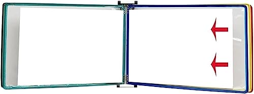 UMJIGF Desktop file rack, A4 size; reference catalog rack, A4 size; wall-mounted display file rack.,Black