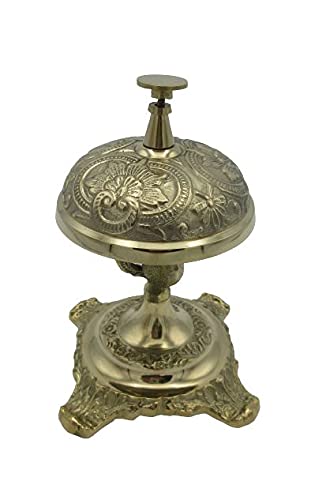 Solid Brass Victorian Style Service Desk Bell