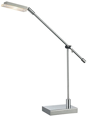 Dimond Lighting D2708 Bibliotheque 5W LED Desk Lamp, Chrome, 4" L x 10" W x 11" H
