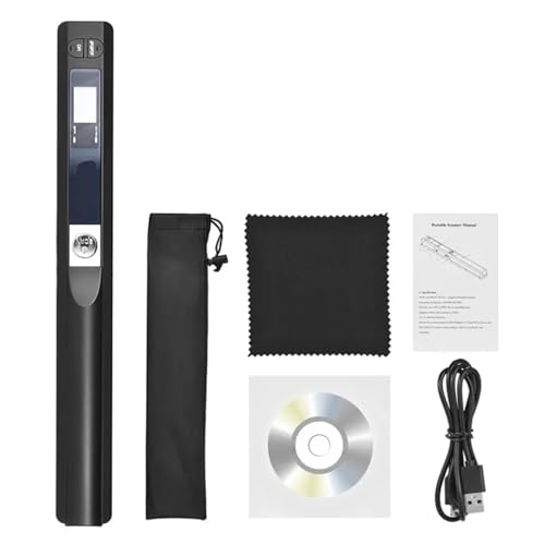 Document Scanner, Mini Portable Scanner 900DPI LCD Display JPG/PDF Format Document Image Handheld A4 Book