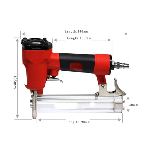 LPXDS Pneumatic staple gun,Oil-Free Pneumatic Staple Gun Pneumatic Nailer and Lightweight Staple Gun 1.05 X1.25mm