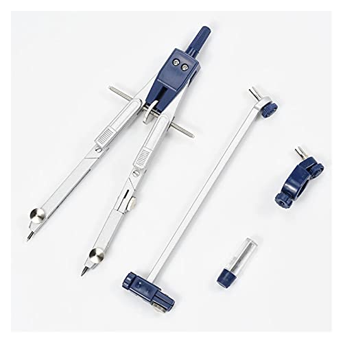 TMMLIJIPL Compass for Geometry Multifunctional Compasses Drawing Tools - Compasses High Precision Professional Metal Compass Drawing Set 1PCS with Pencil-Lead Compass Drawing Tool