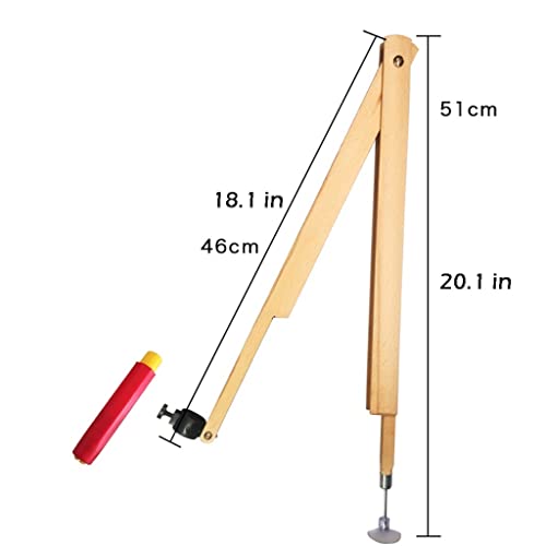 LUNIZ Drawing Compass Large Professional Compass Carpenter Compass Geometry Compass for Woodworking Tool Engineer Student Supplies Stationery Drafting Tools