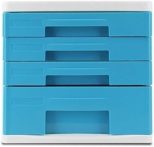 noxozoqm Desktop File Cabinet, 4-Layers Data Office Storage Drawer Confidentiality Office Desktop Drawer Organizer