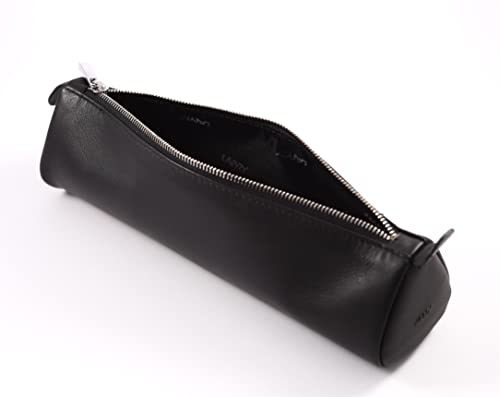 Lamy A 404 Lederwaren Calfskin Pencil Case Round 859 in Black