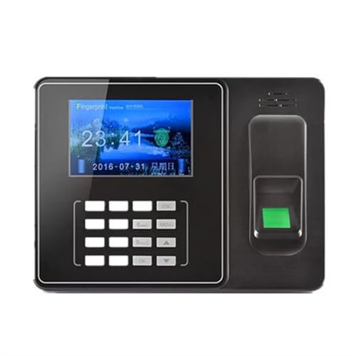 A9 Time Attendance Machine for Employees with Fingerprint, Password & Card Verification, TCP/IP Network, USB Data Download