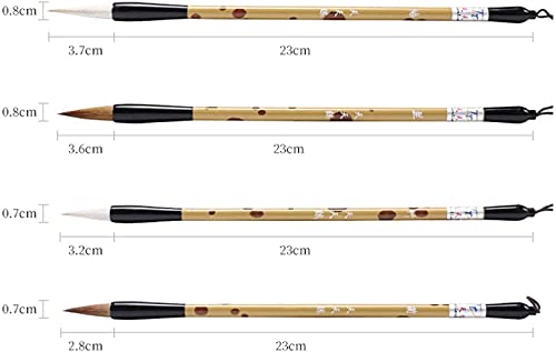 MDHCOP Calligraphy Brush, Chinese Calligraphy Brush Brush pens Chinese Calligraphy Brushes Gift Set Professional Water Writing Painting Set