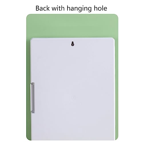 Clipboard with Storage, Clipboard Storage Box A4 Cases with Separate Pen Compartment Clear File Holder Writing Pad in Black