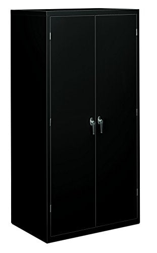 HON Brigade Series Five-Shelf Storage Cabinet - High Storage Cabinet, 36w by 24d by 72h , Black (HSC2472)