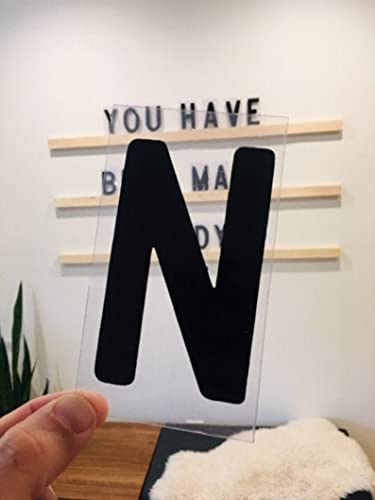 Elm Ave Collective Letter Ledge | Changeable Wooden Wall Menu Board 5 Color Options & Sizes Choose From 132 OR 264 Letters/Numbers Ledges Set Display Shelf Floating for Cafe Restaurant Decorations