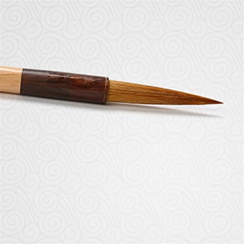 OBKSEB Wolf Hair Chinese Calligraphy Writing Brush Set Weasel Hook Line Pen Slender Script Painting
