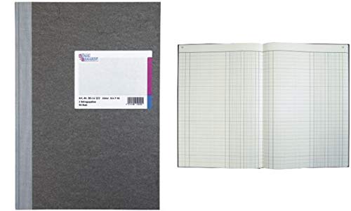 König & Ebhardt 861452388 Accounts Book with Columns, A4 with Fixed Header, 80 GSM