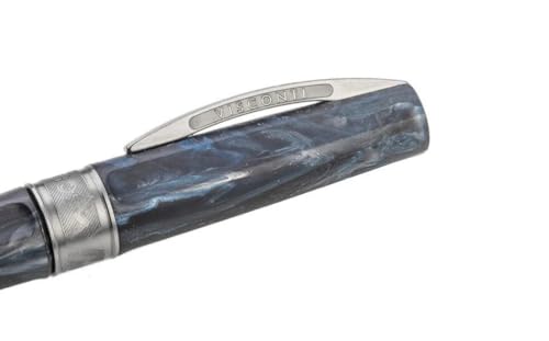 Mythos Poseidon Fountain Pen - Deep Sea Blue Resin by Visconti