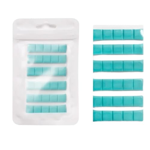 Adhesive Sticky Tack Putty 240 Pcs Reusable Clay Putty for Displaying Nails Nail Adhesive Glue Clay Professional Nails Art Practice Tools(240 Pcs Green)