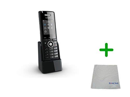 SNOM M65 - Pro Handset and Charger - Wideband Audio - Microfiber Cleaning Cloth