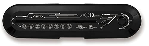 Paper Shredder for Home Office, Black Compact Design, 2 Sheet Crosscut Paper, 10 Mins Running Time B08BK